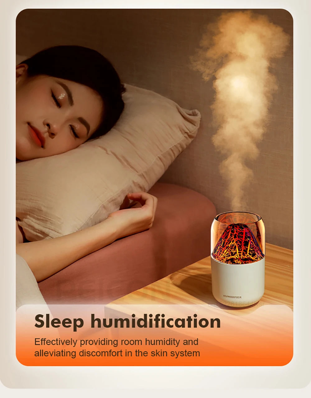 Air Humidifiers Essential Oils Diffuser Mini Aroma Diffuser USB Aromatherapy Flame Humidifier for Home Bedroom Office Humidifier