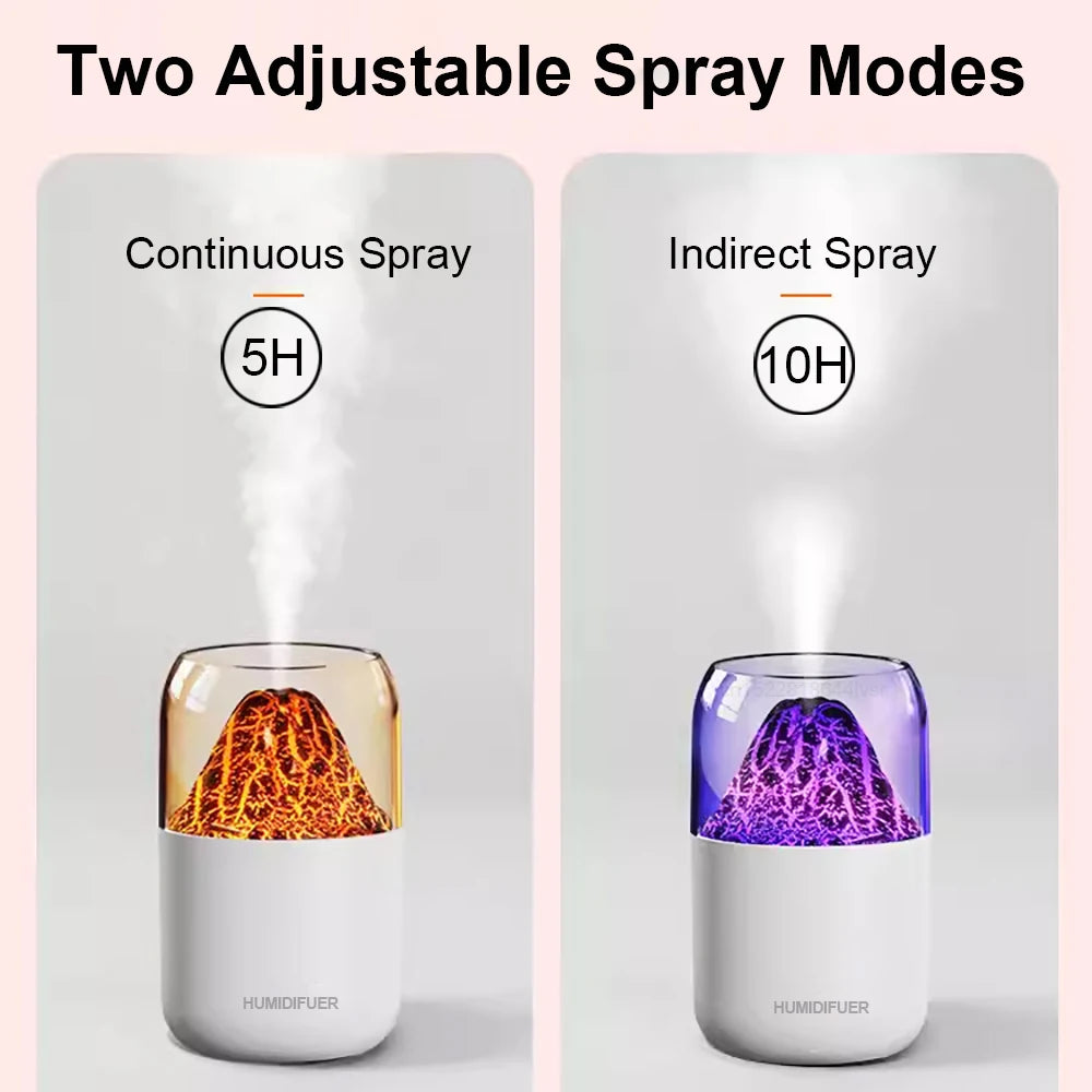 Air Humidifiers Essential Oils Diffuser Mini Aroma Diffuser USB Aromatherapy Flame Humidifier for Home Bedroom Office Humidifier