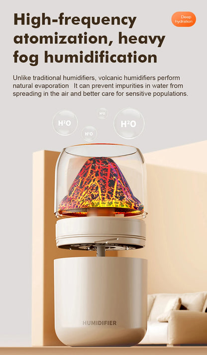 Air Humidifiers Essential Oils Diffuser Mini Aroma Diffuser USB Aromatherapy Flame Humidifier for Home Bedroom Office Humidifier